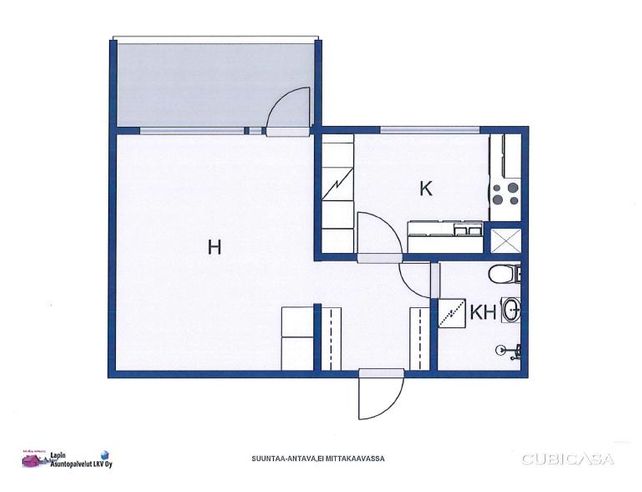 Kallentalontie 2, 1h+k+p, 33,0 m², 1.8.