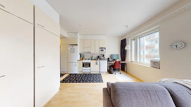 Väylätie 46, 1h+kk+s+p, 33 m², 1.6.